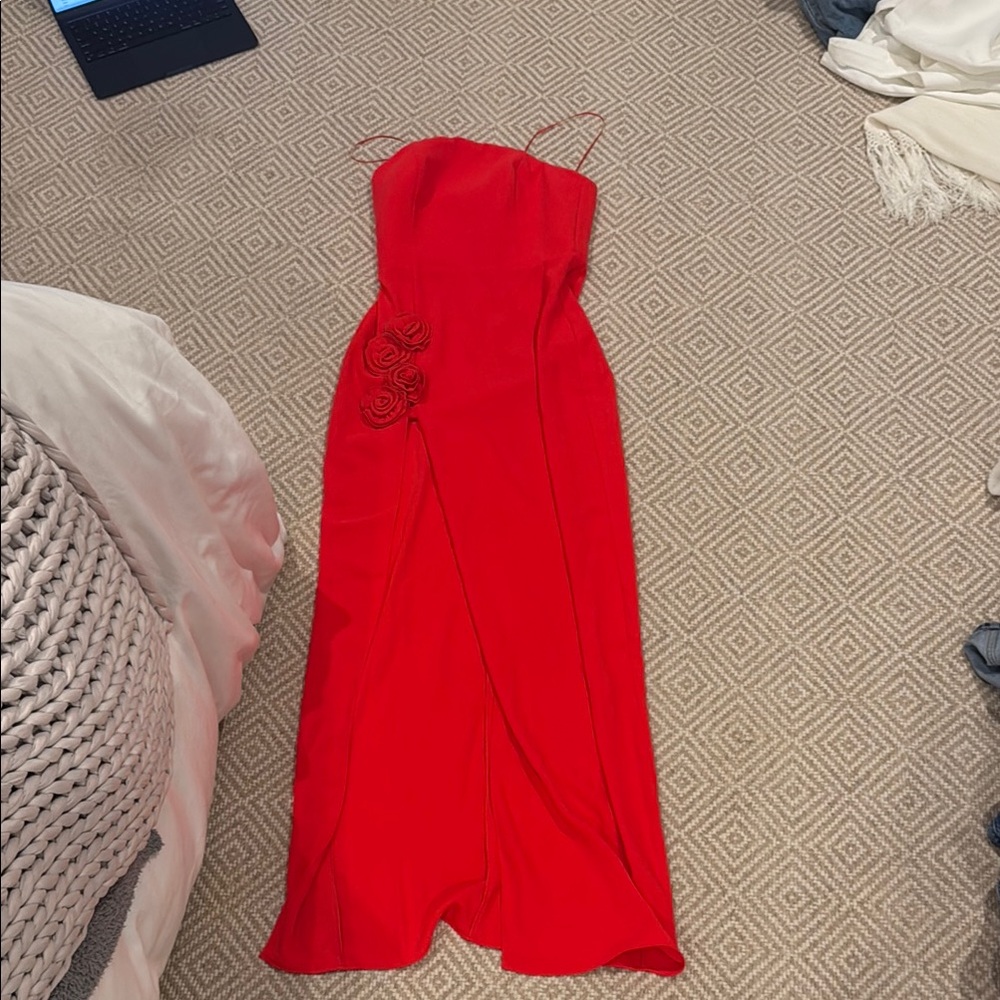 Amanda Uprichard Wolf Gown in Crimson